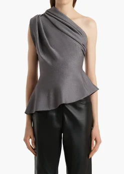 Aimee Top in Gunmetal