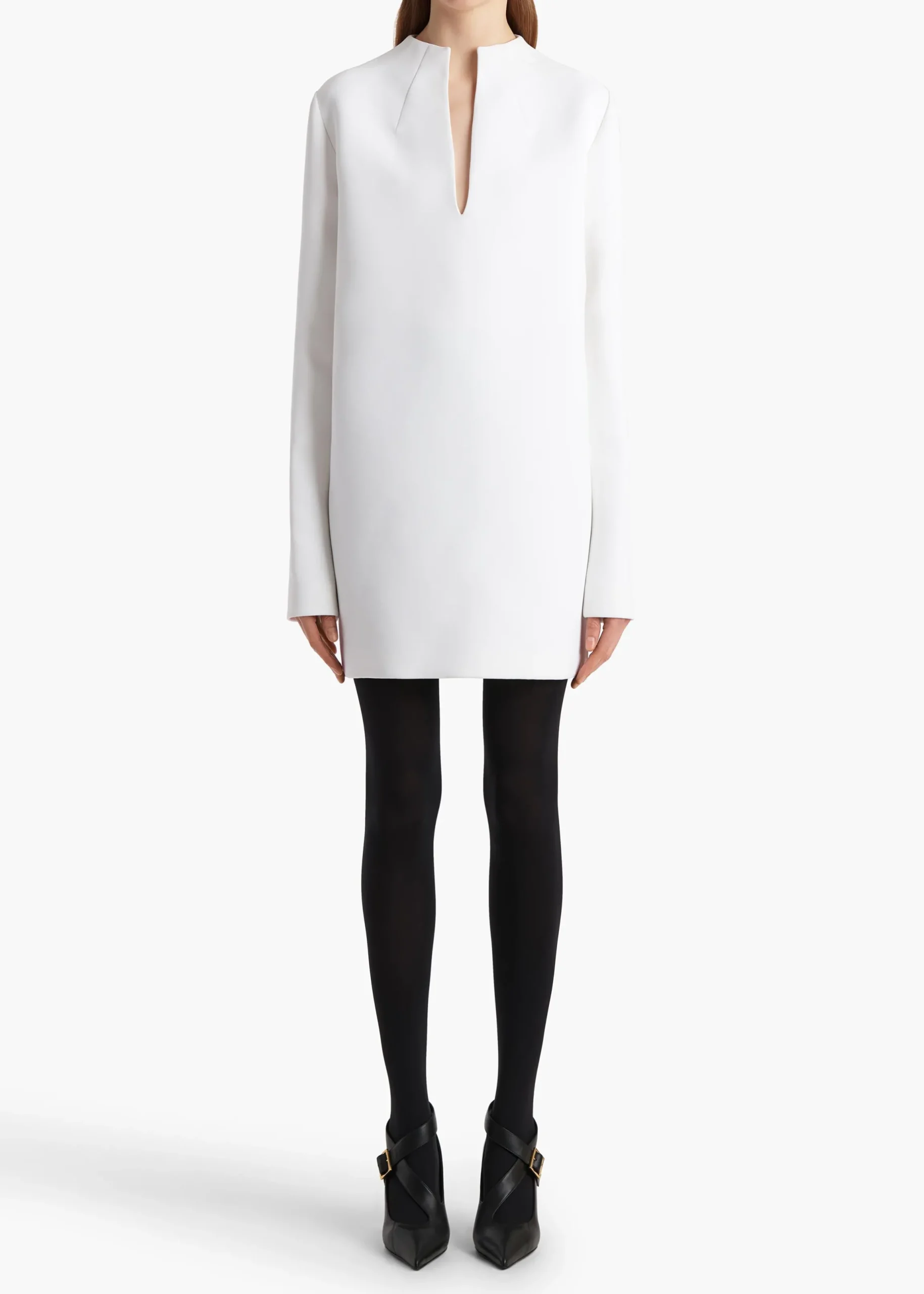 Aleena Dress in Chalk