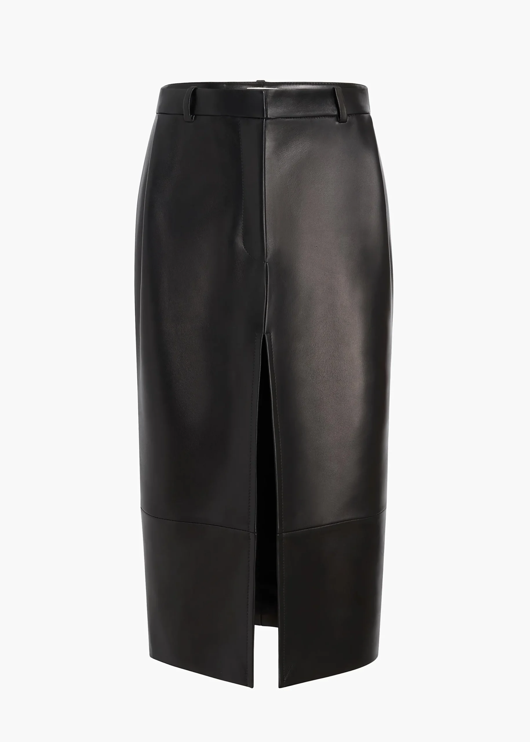 Anden Skirt in Black Leather