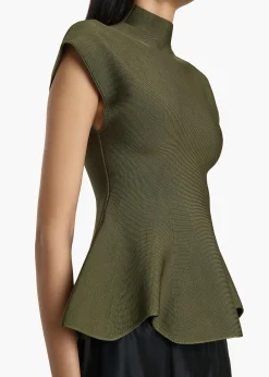 Andra Top in Olive