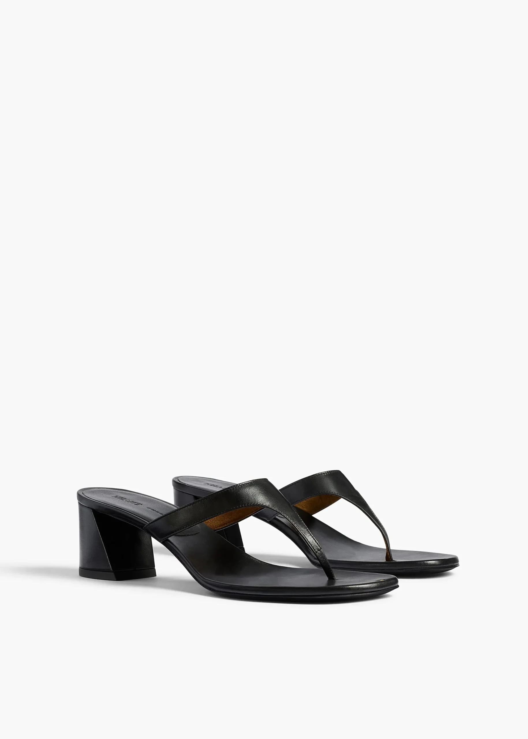 Archer Sandal in Black Leather