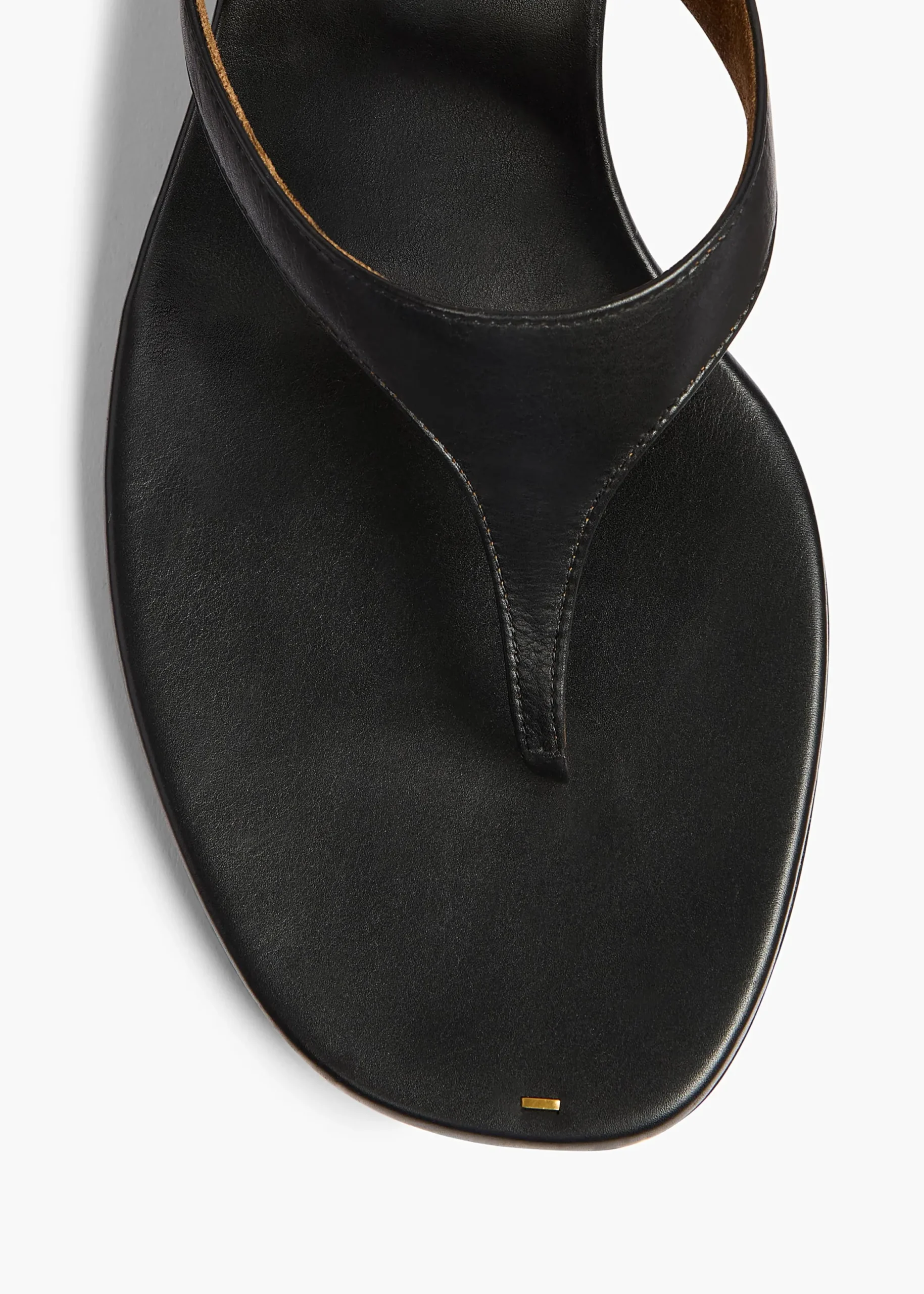 Archer Sandal in Black Leather