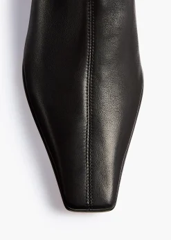 Arizona Over-the-Knee Stretch Boot in Black Nappa Leather