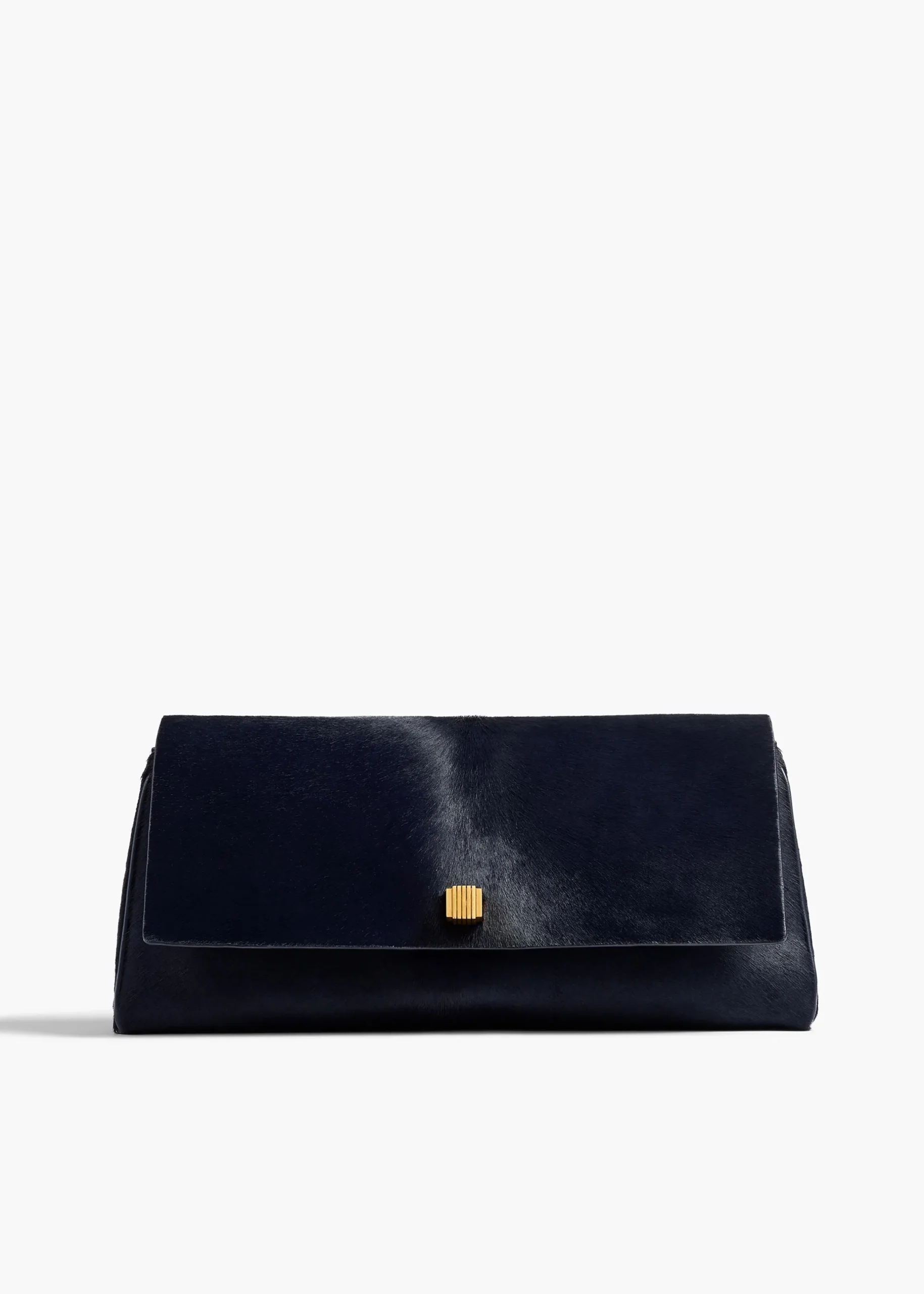 Audrey Clutch in Midnight Haircalf