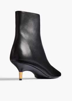 Bella Ankle Boot in Black Leather