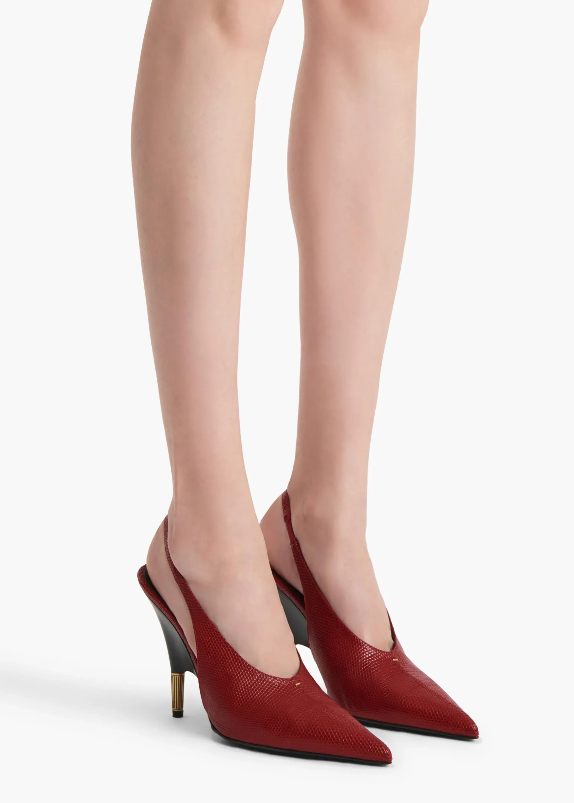 Bella Pump in Ruby Lizard