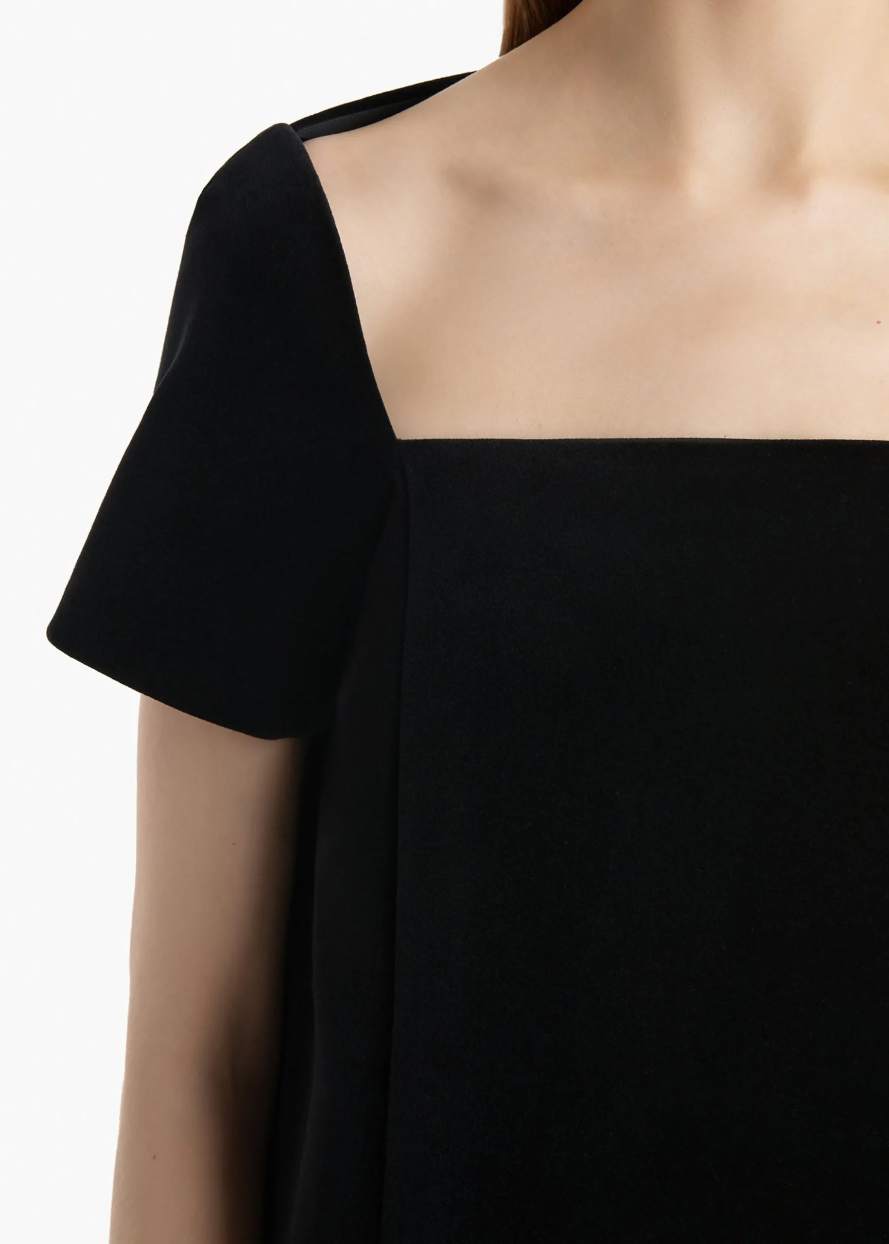 Benji Dress in Black Velvet