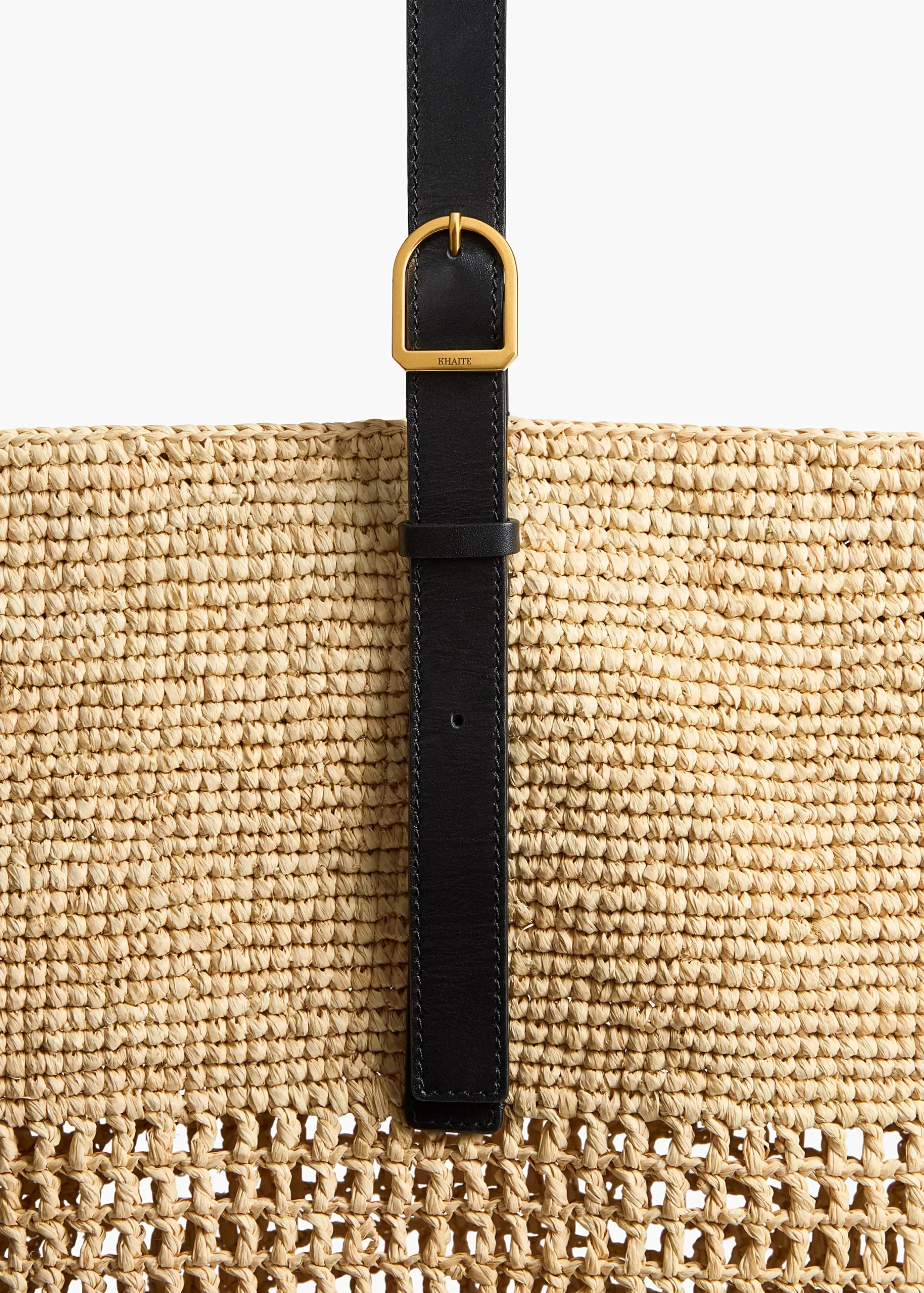 Billie Bucket Bag in Natural Raffia