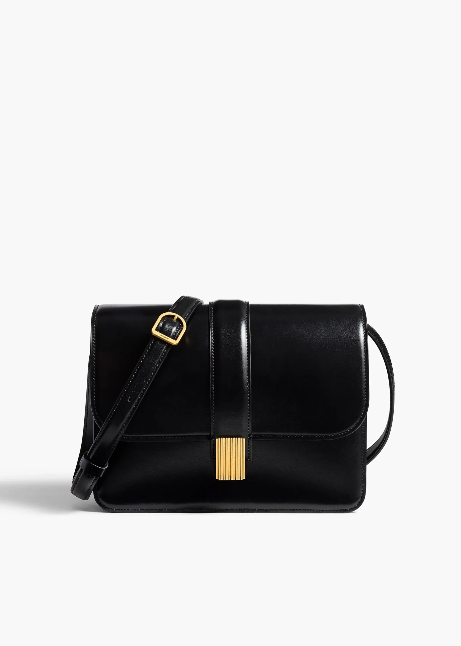 Blake Crossbody Bag in Black Leather