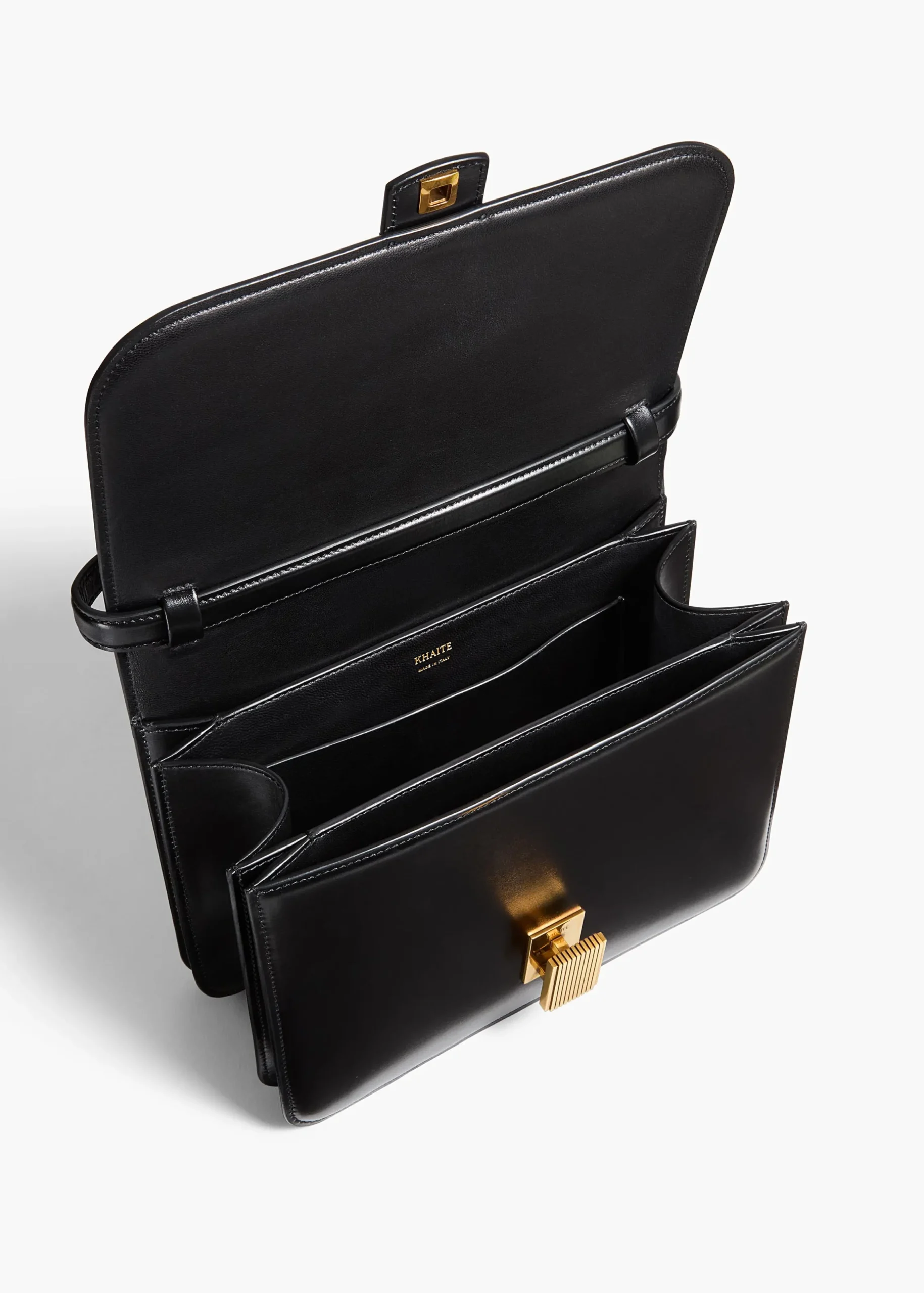 Blake Crossbody Bag in Black Leather