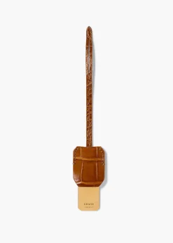 Blake Crossbody Bag in Dark Honey Leather
