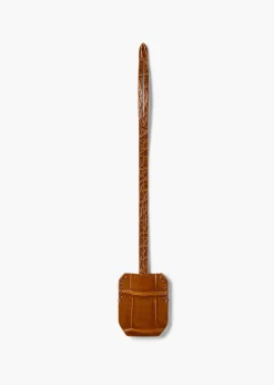 Blake Crossbody Bag in Dark Honey Leather