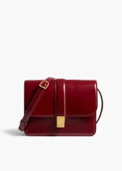 Blake Crossbody Bag in Oxblood Leather