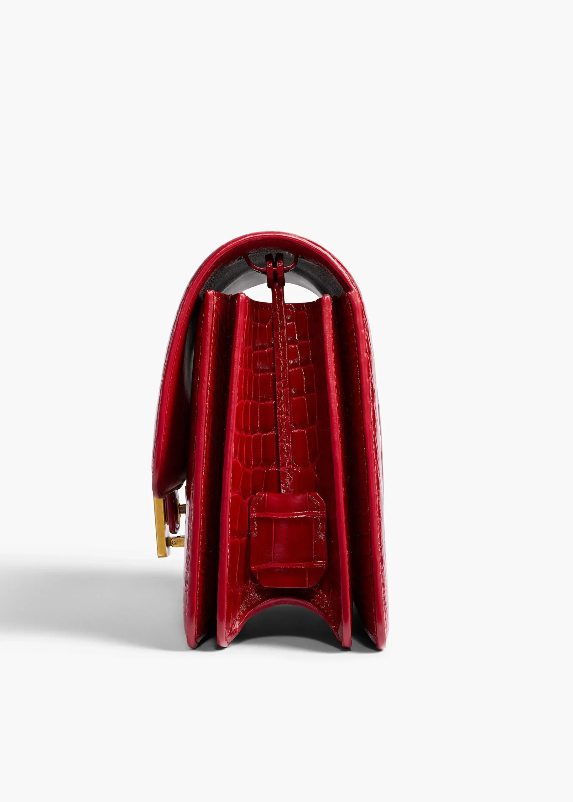Blake Crossbody Bag in Ruby Alligator