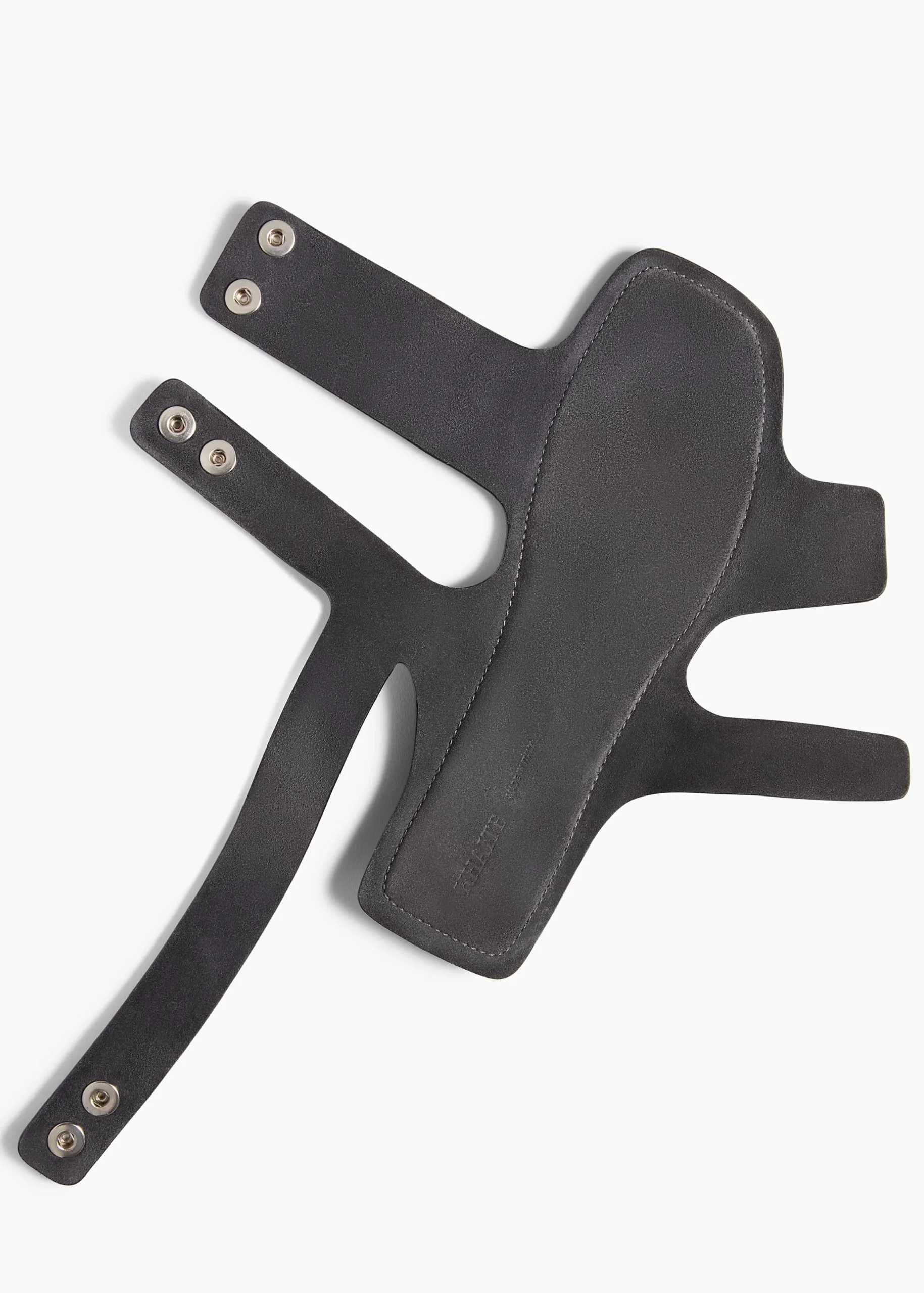 Boden Sandal in Black Leather with Silver Studs