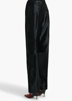 Borden Pant in Black Haircalf