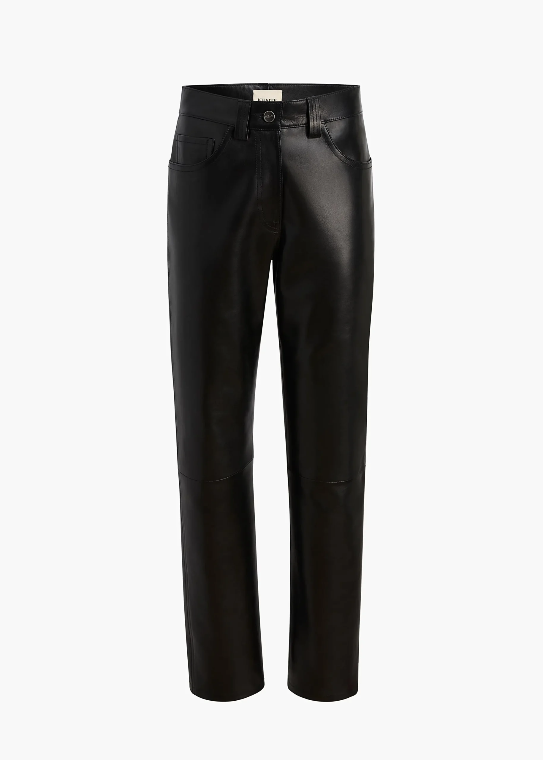 Callum Pant in Black Leather