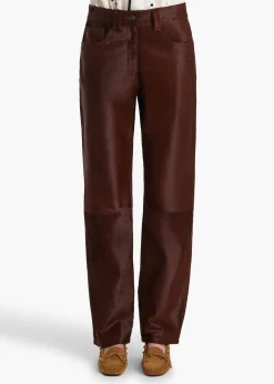 Callum Pant in Bordeaux Haircalf