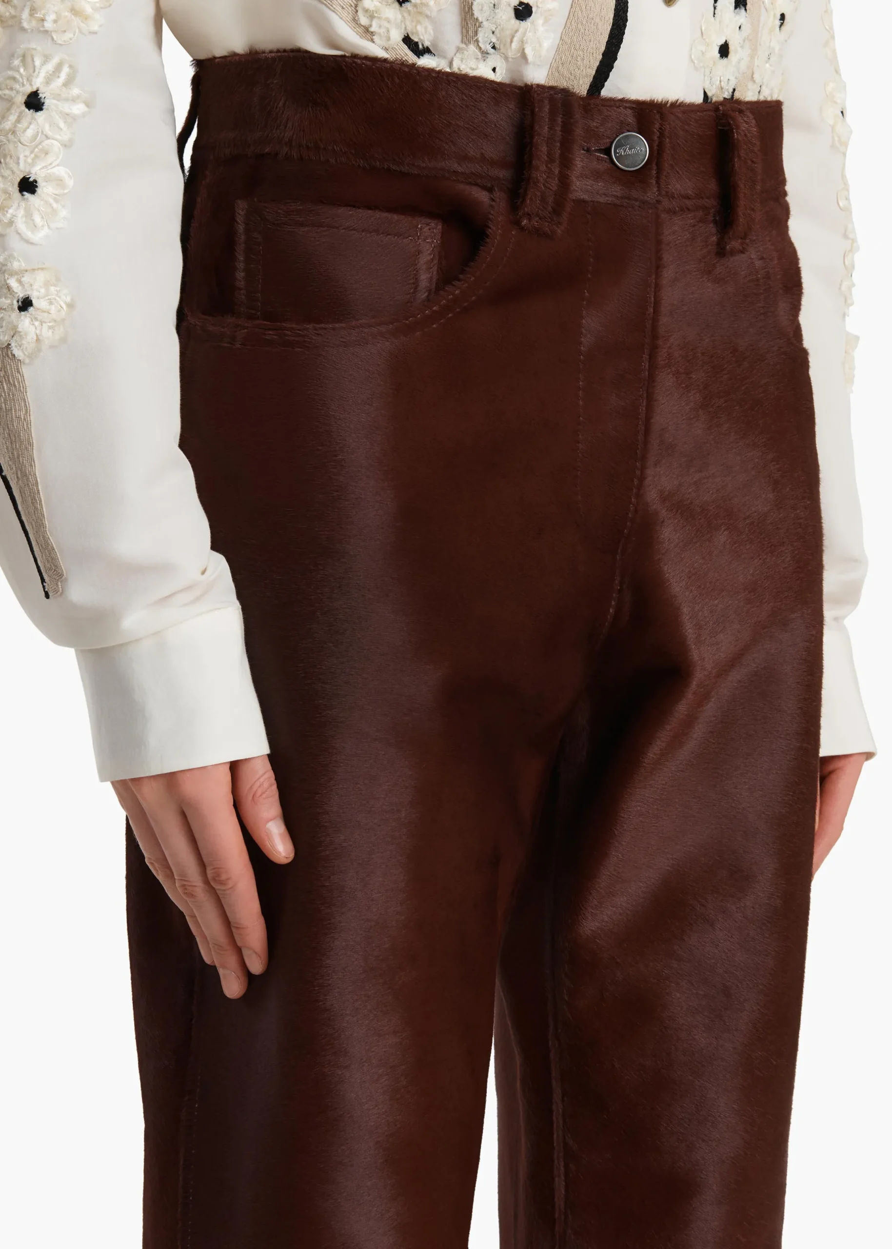 Callum Pant in Bordeaux Haircalf