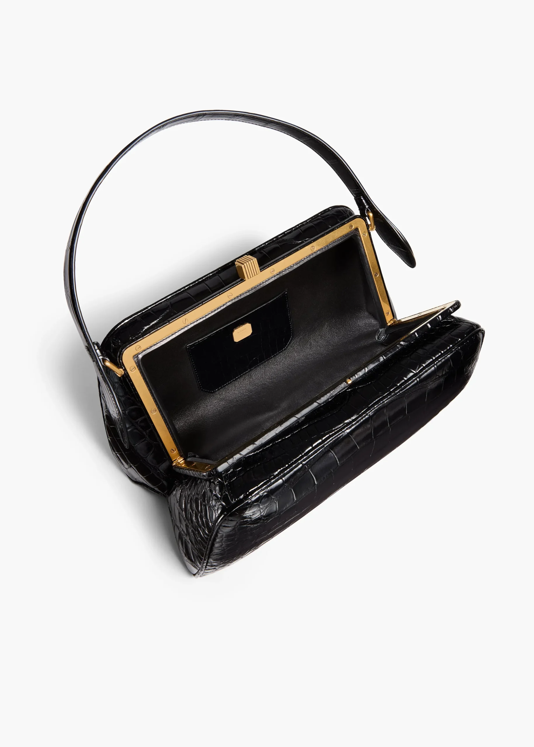 Cate Bag in Black Alligator