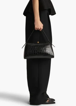 Cate Bag in Black Alligator