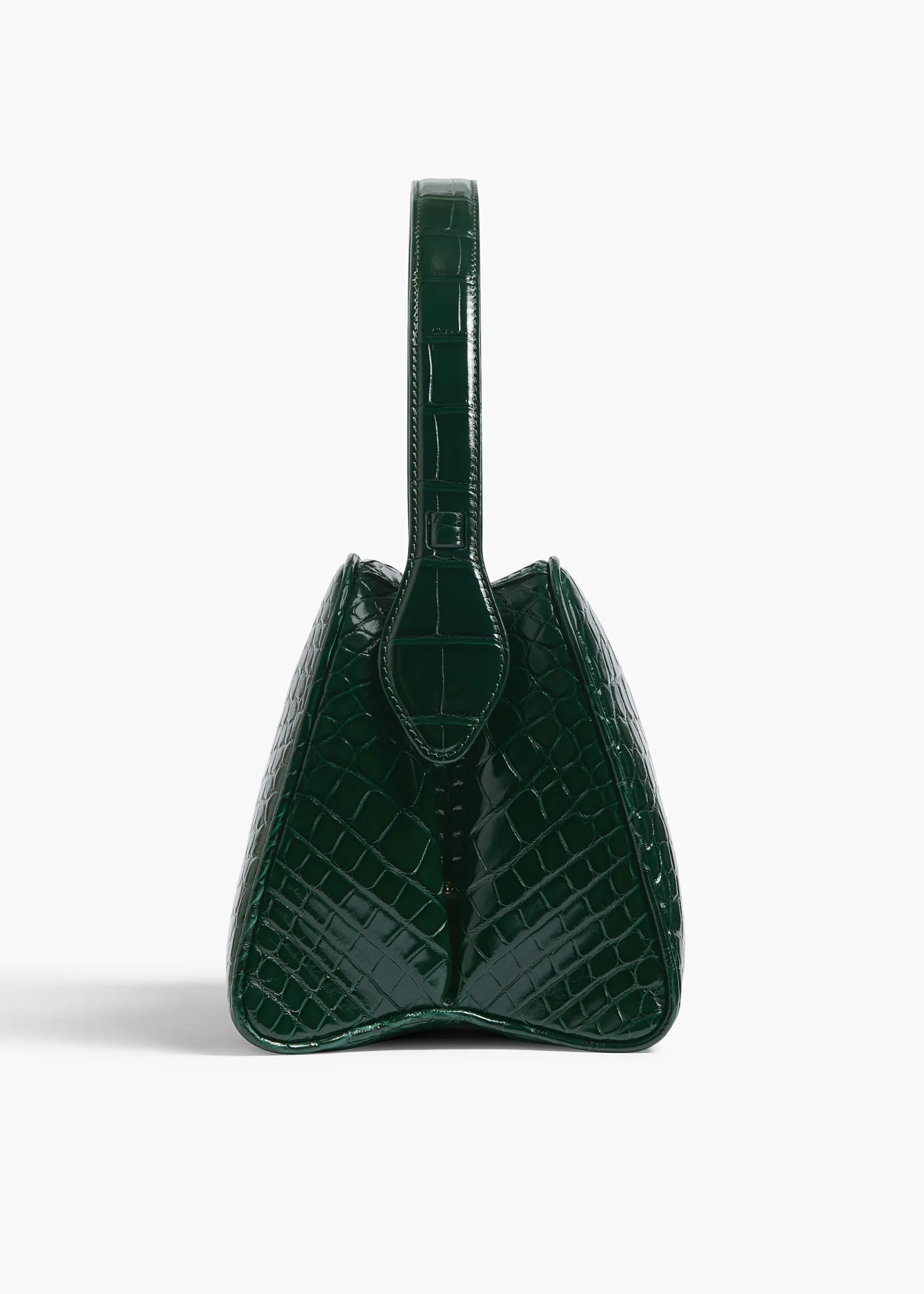 Cate Bag in Hunter Green Alligator