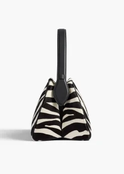 Cate Bag in Zebra Print Haircalf