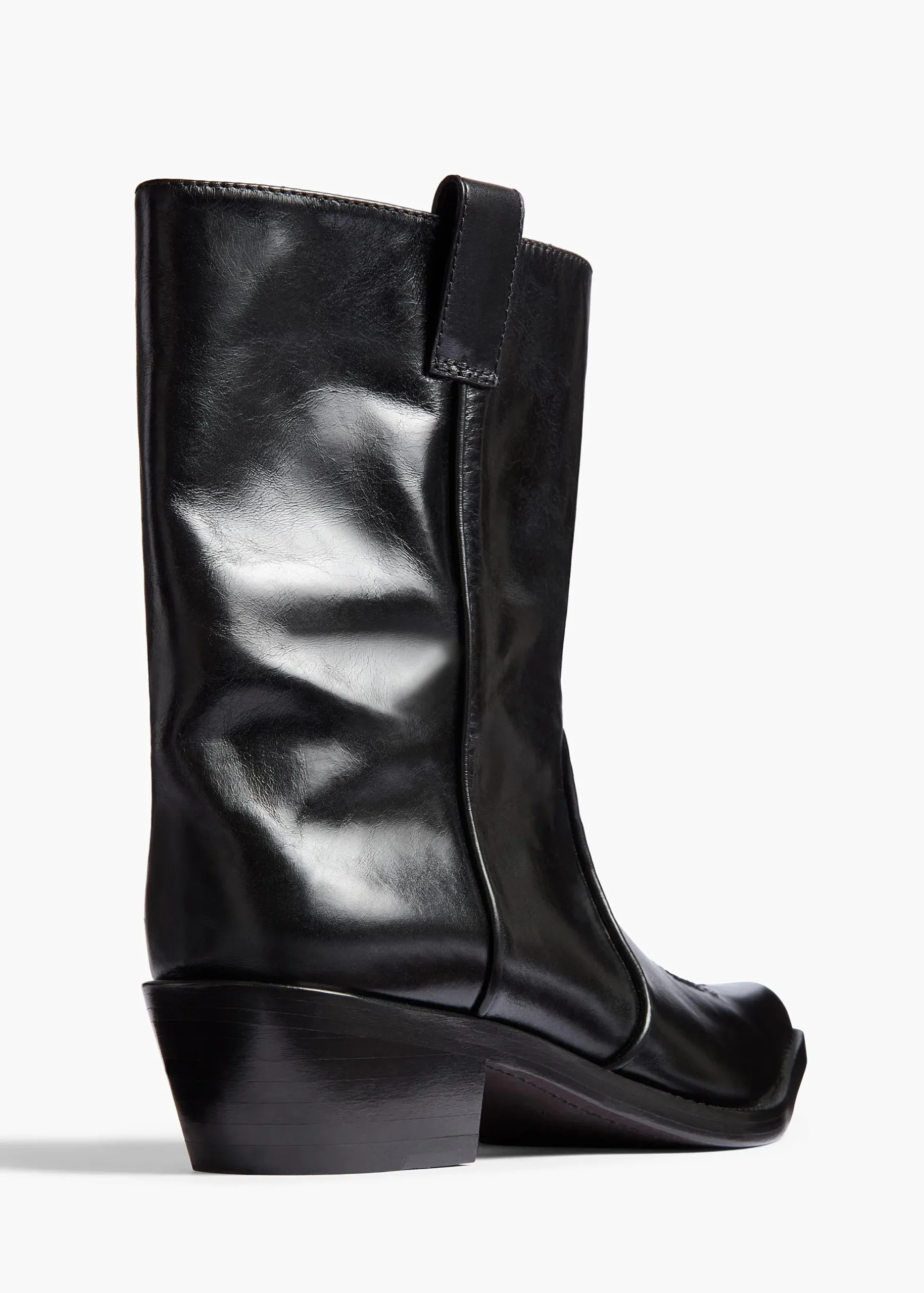 Clive Ankle Boot in Black Leather