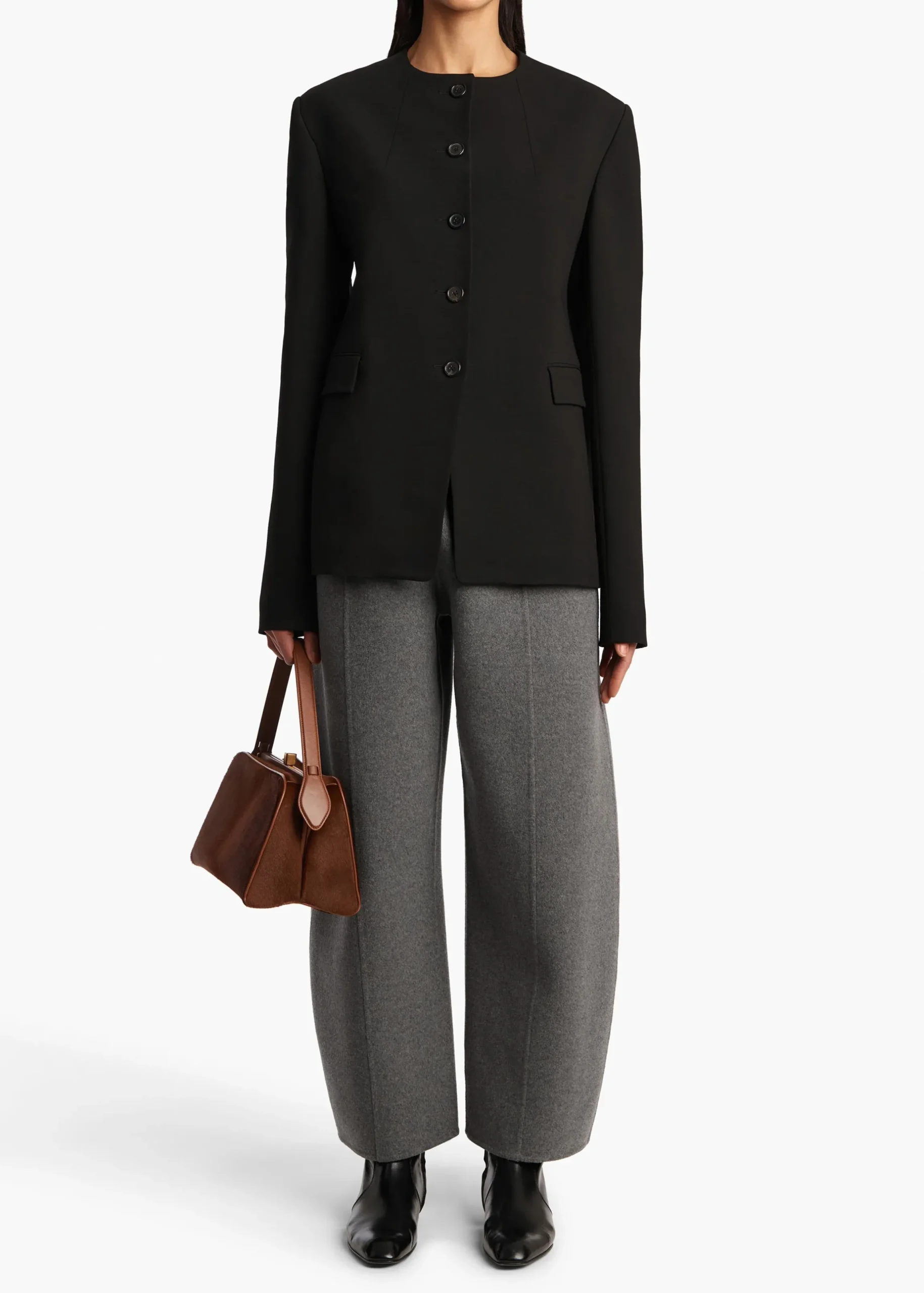 Clover Pant in Grey Melange