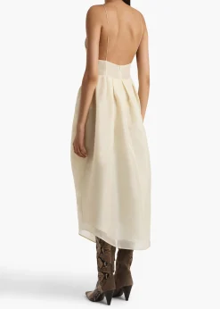 Colette Dress in Pale Yellow