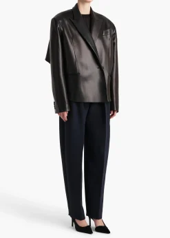 Comair Jacket in Black Leather