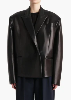 Comair Jacket in Black Leather