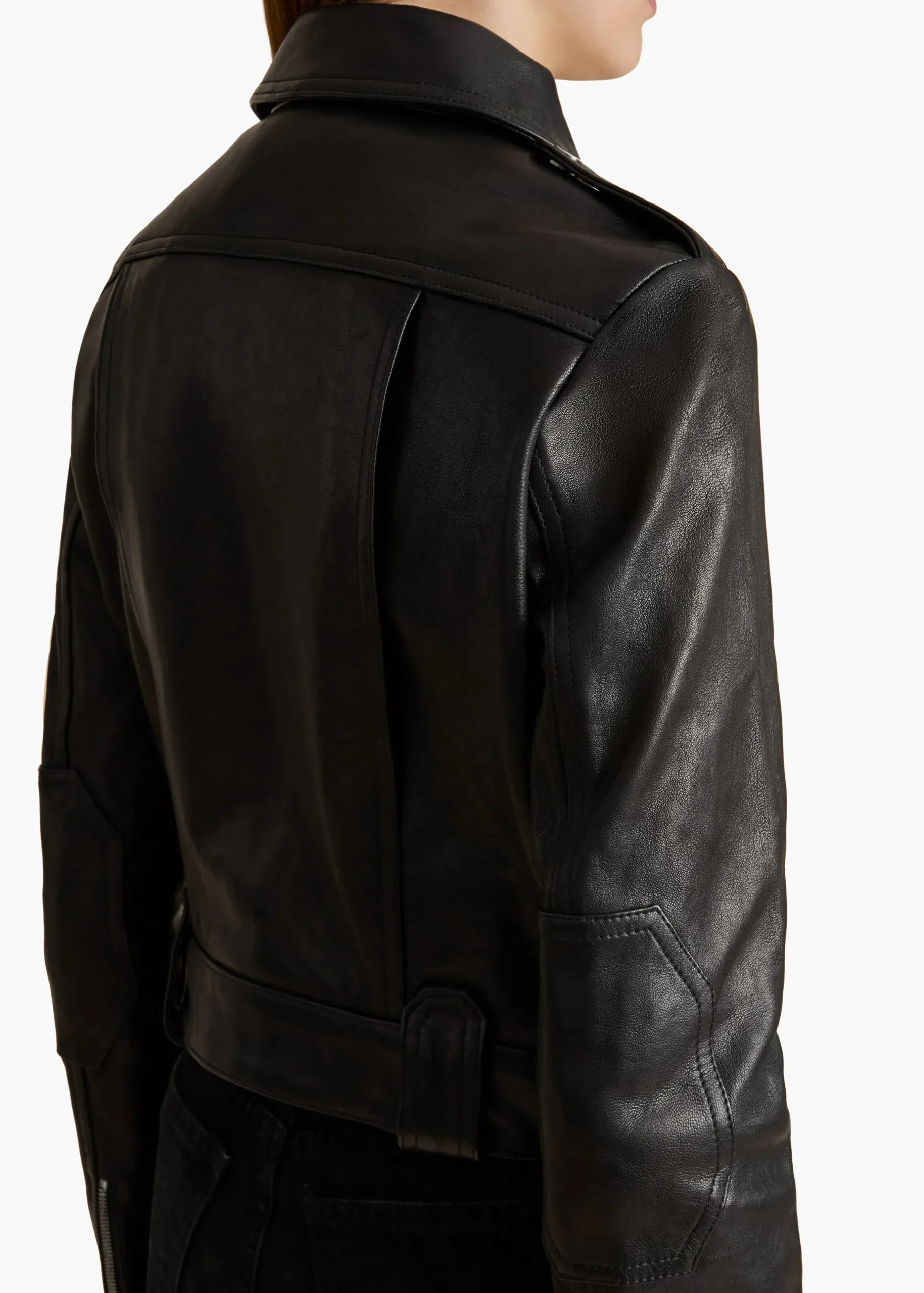 Cordelia Jacket in Black Leather