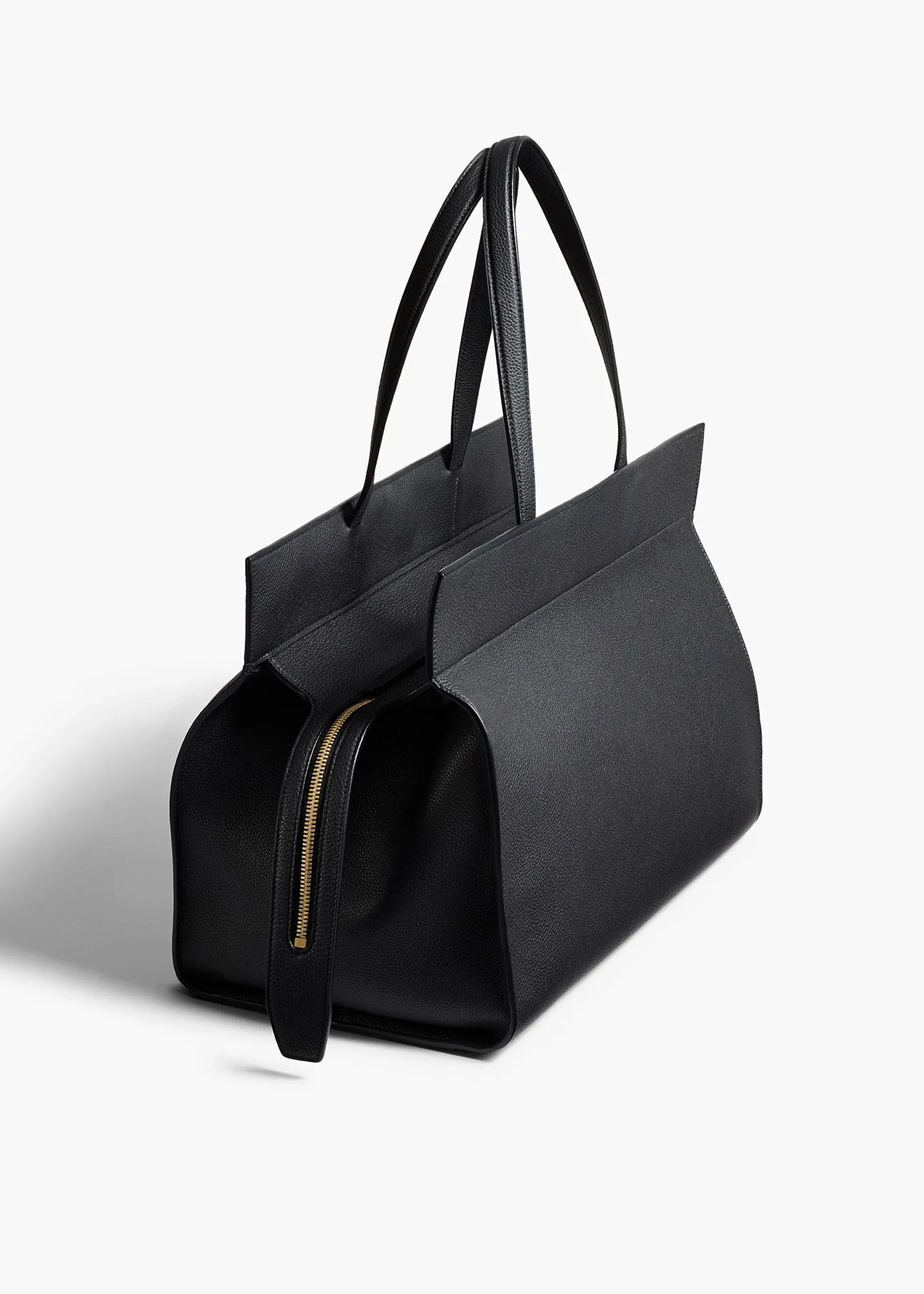 Crosby Bag in Black Pebbled Leather