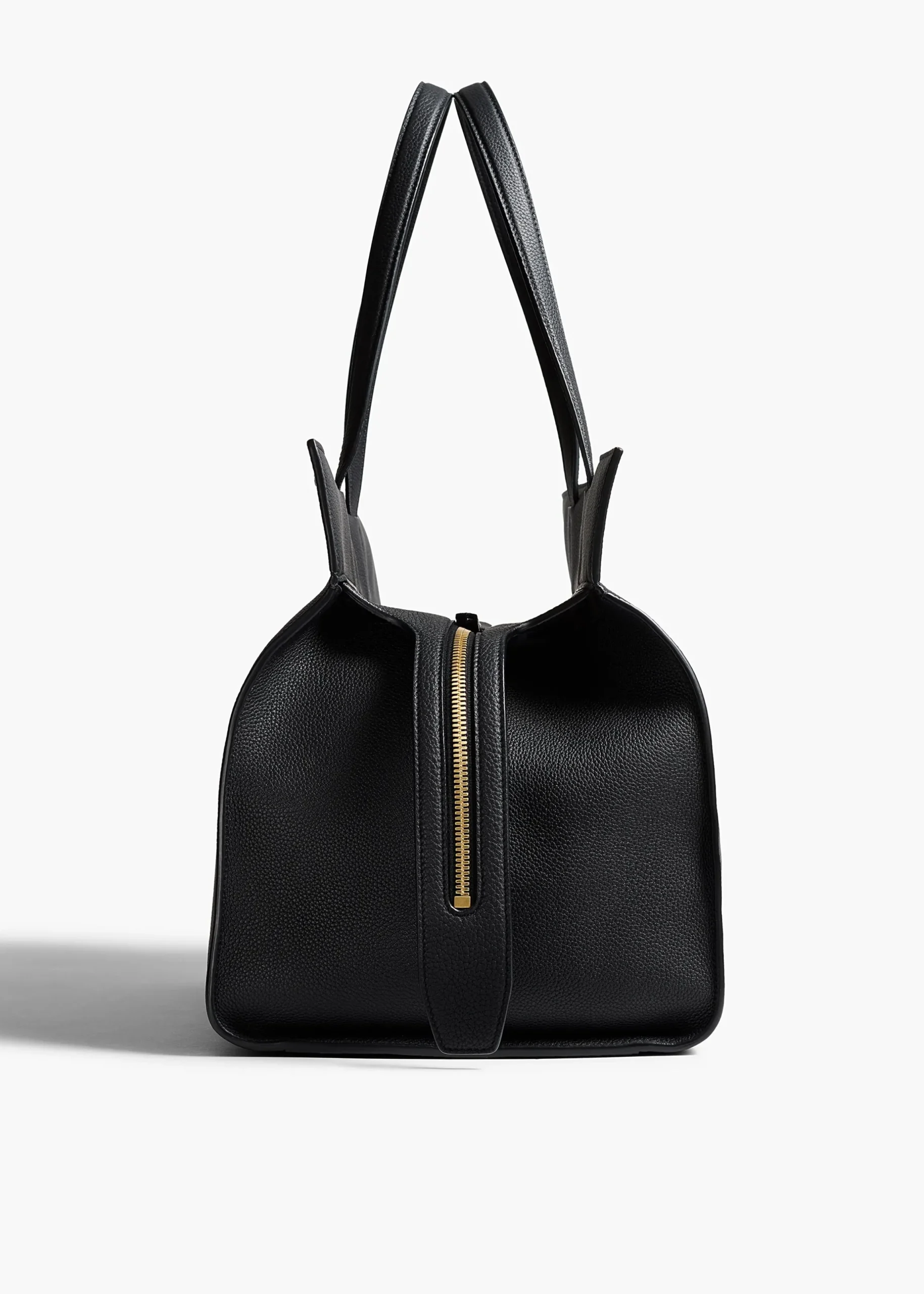 Crosby Bag in Black Pebbled Leather