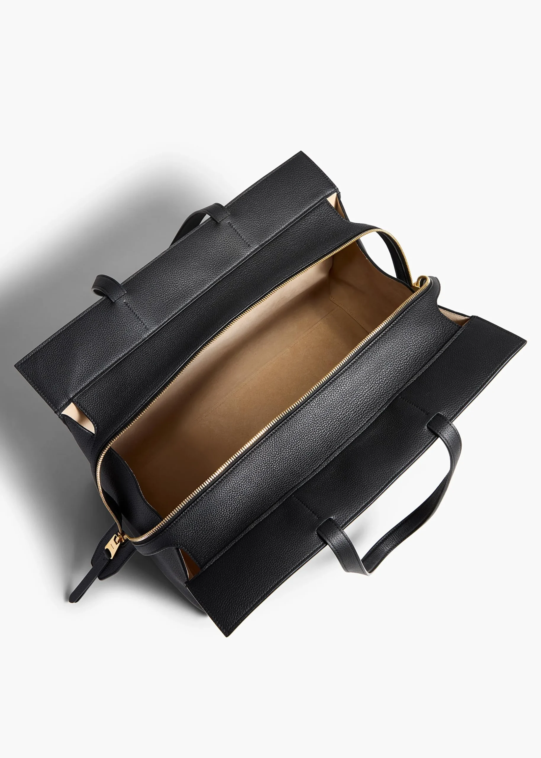 Crosby Bag in Black Pebbled Leather