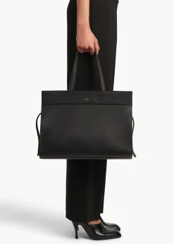 Crosby Bag in Black Pebbled Leather