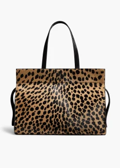 Crosby Bag in Hyena Print Haircalf