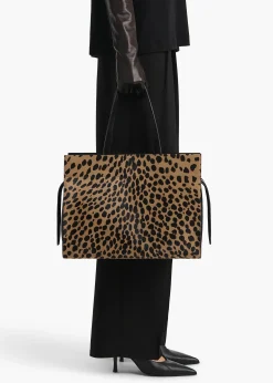 Crosby Bag in Hyena Print Haircalf