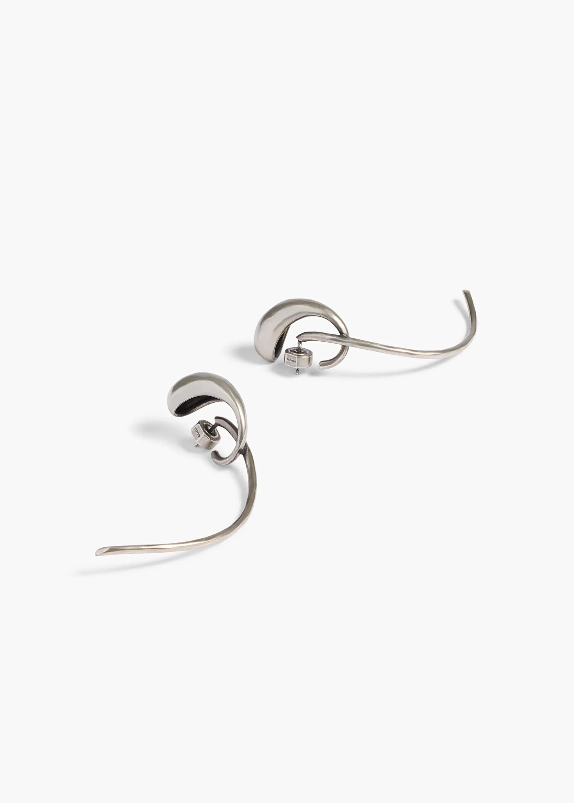 Cyclone Earrings in Antique Silver