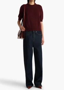 Davin Sweater in Eggplant