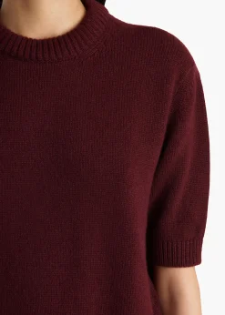 Davin Sweater in Eggplant