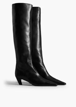 Davis Boot in Black Leather