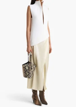 Demi Skirt in Pale Yellow