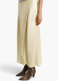 Demi Skirt in Pale Yellow