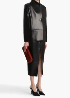 Dolso Jacket in Black Leather