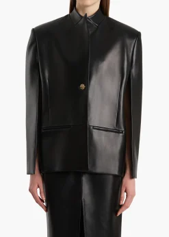 Dolso Jacket in Black Leather
