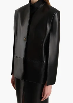 Dolso Jacket in Black Leather
