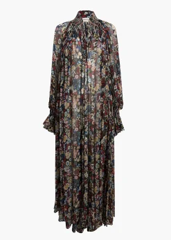 Edgar Dress in Black Multi