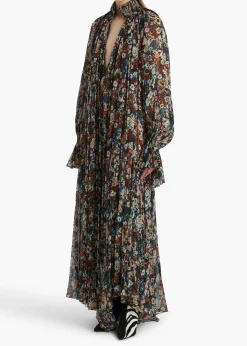 Edgar Dress in Black Multi